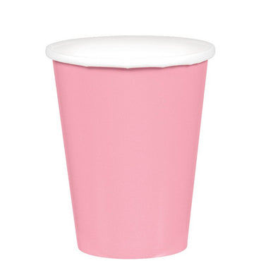 New Pink Paper Cups 266ml 20pk