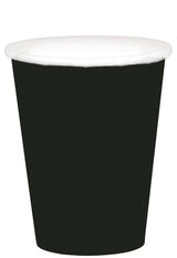 Black Paper Cups 266ml 20pk