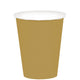 Gold Paper Cups 266ml 20pk