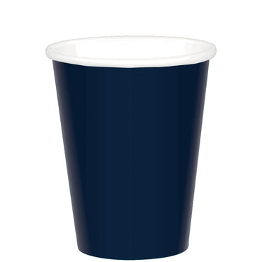 Navy Paper Cups 266ml 20pk - Party Savers