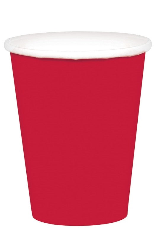 New Pink Paper Cups 266ml 20pk - Party Savers