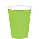 Festive Green Paper Cups 266ml 20pk - Party Savers