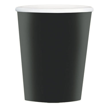Black Paper Coffee Cup 354ml 40pk - Party Savers
