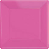 New Purple Square Paper Plates 26cm 20pk - Party Savers