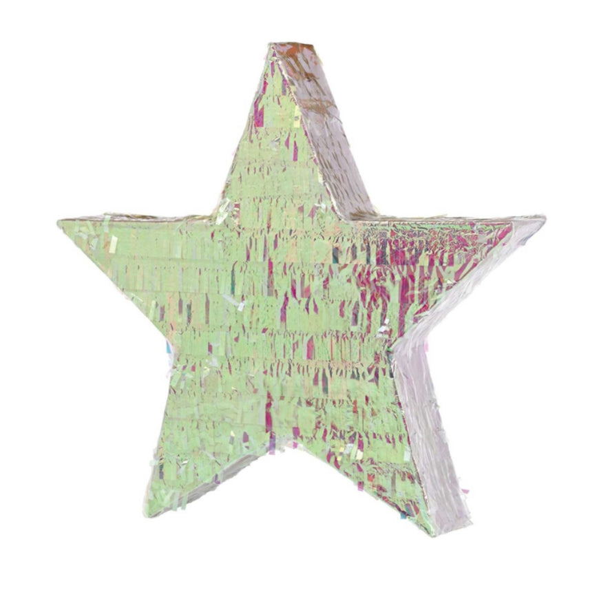 Iridescent Foil Star Pinata - Party Savers