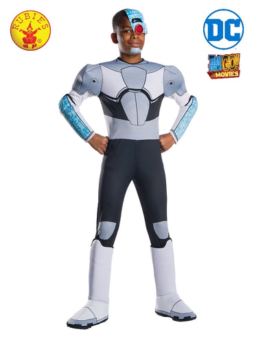 Boys Costume - Cyborg Deluxe Costume - Party Savers