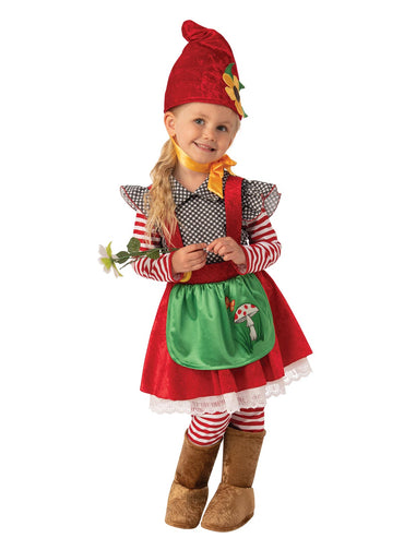 Girls Costume - Garden Gnome Girl - Party Savers