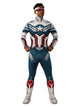 Mens Costume - Captain America Deluxe Faws Costume