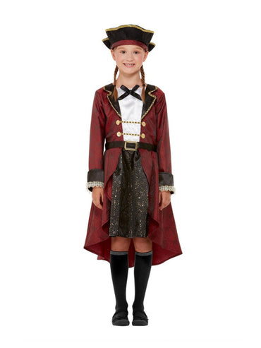 Girl's Costume - Deluxe Swashbuckler Pirate Costume