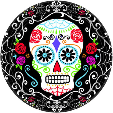 Day of the Dead Lunch Plates 18pk