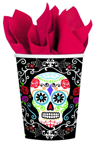 Day of the Dead Paper Cups 18pk