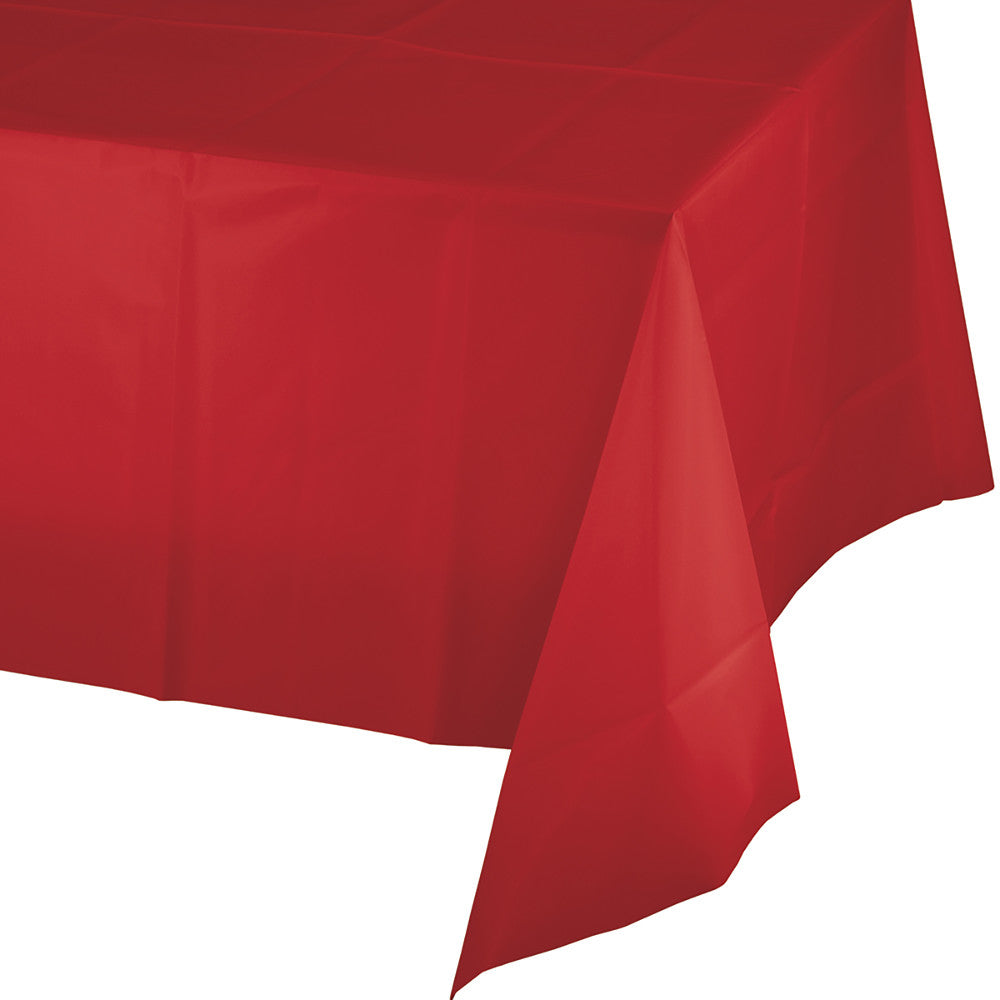Green Plastic Rectangular Tablecover 137cm x 274cm - Party Savers