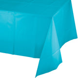 Lime Green Plastic Rectangular Tablecover 137cm x 274cm - Party Savers