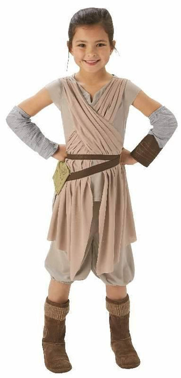 Girls Costume - Rey Deluxe - Party Savers