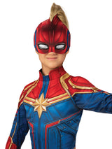 Girls Costume - Captain Marvel Classic Hero Suit - Party Savers