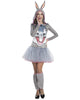 Women's Costume - Bugs Bunny Hooded Tutu Dress - Party Savers