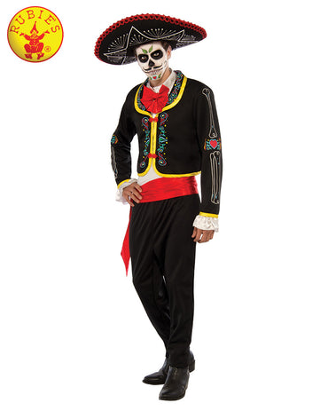 Men's Costume - Day Of The Dead Senor - Party Savers