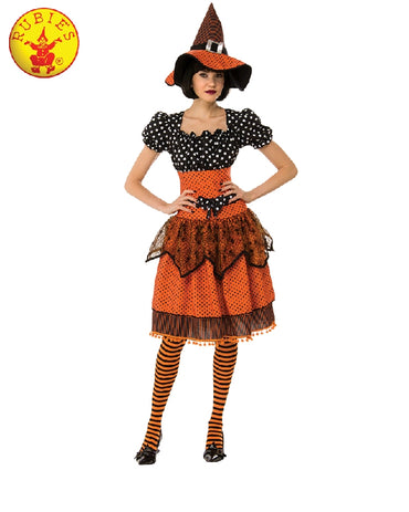 Women's Costume - Polka Dot Witch - Party Savers