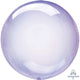 Crystal Clearz Purple Round Balloon - Party Savers