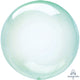 Crystal Clearz Green Round Balloon - Party Savers