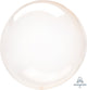 Crystal Clearz Petite Orange Round Balloon - Party Savers