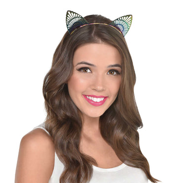 Cat Ears Filigree Headband - Party Savers