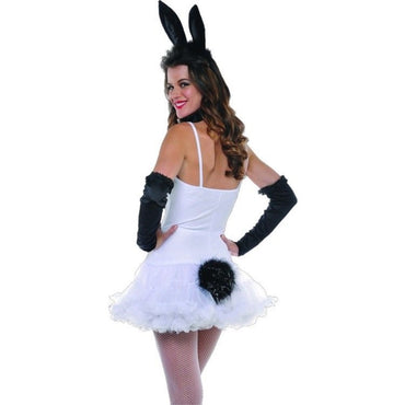 Black Bunny Feather Tail - Party Savers