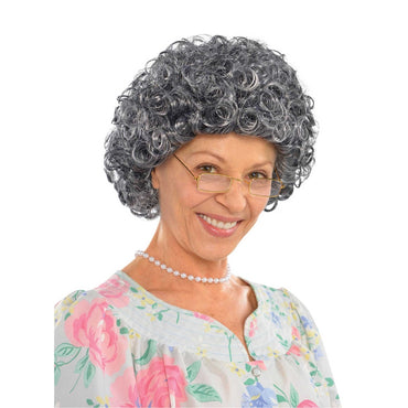 Wig Granny Curly - Party Savers