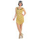 Womens Costume - Champagne Flapper Dress - Party Savers