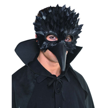 Crow Feather Mask - Party Savers