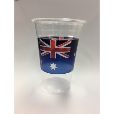 Australia Plastic Cups 473ml 8pk - Party Savers