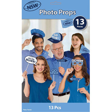 NSW Cardboard Photo Props 13pk - Party Savers