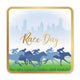 Race Day Hot Stamped Drink Coasters 6pk - Party Savers