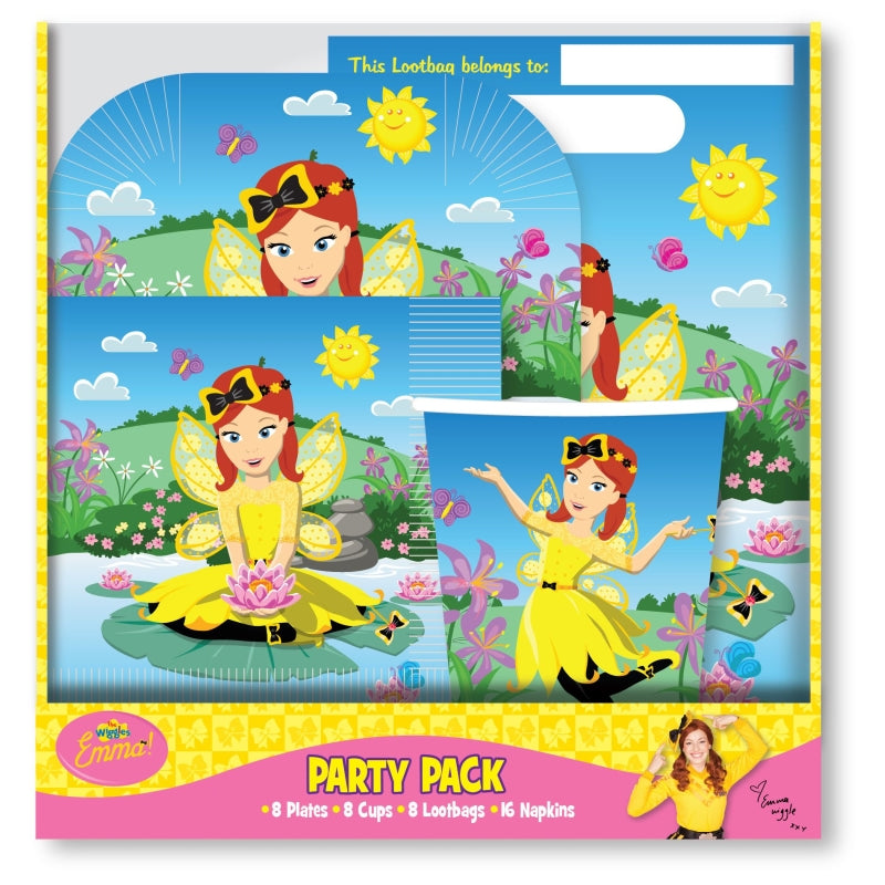 The Wiggles Emma Party Pack for 8 - Party Savers