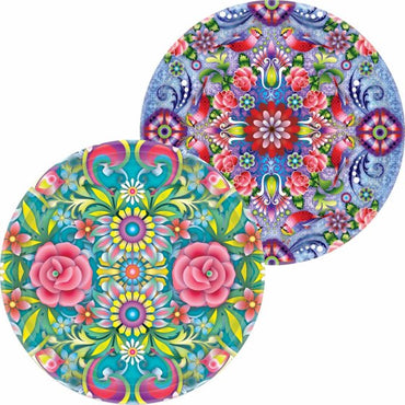 Catalina  Round Paper Plates Mixed Designs 17cm  8pk