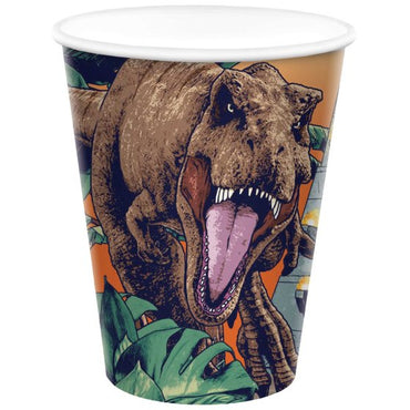Jurassic Into The Wild Paper Cups 266ml 8pk