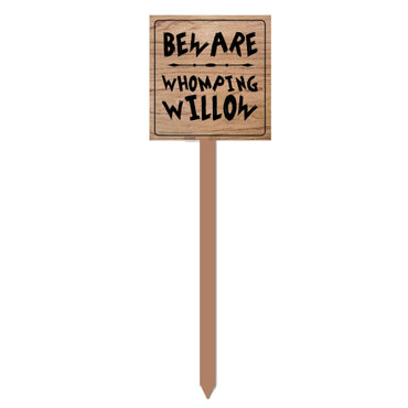 Harry Potter Halloween Yard Sign Beware Whomping Willow 28cm x 95cm Each