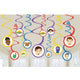 The Wiggles Party Spiral Decorations 12pk