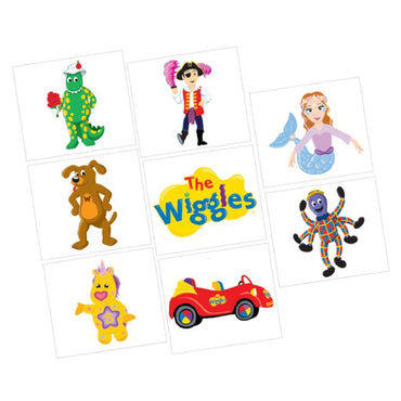 The Wiggles Party Tattoos 8pk