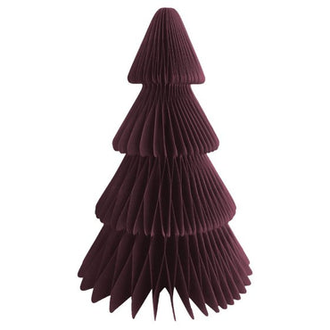 Christmas Honeycomb Red Tree Decoration 20cm Each