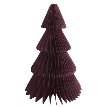 Christmas Honeycomb Red Tree Decoration 35cm Each