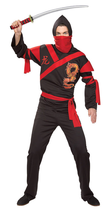 Men's Costume - Gragon Ninja Warrior - Party Savers