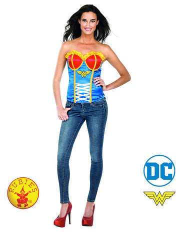 Womens Costume - Wonder Woman Corset - Party Savers