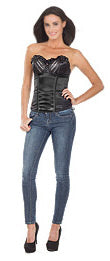 Womens Costume - Catwoman Corset - Party Savers