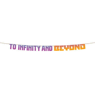 Buzz Lightyear To Infinity And Beyond Letter Banner 19cm x 3m Each