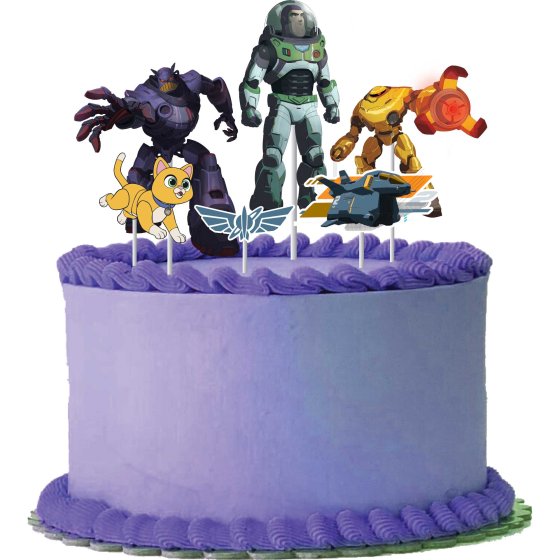 Buzz Lightyear Cake Topper Kit 6 pieces