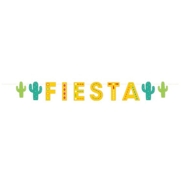 Fiesta Letter Banner & Cactus 1.2m Each