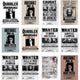 Harry Potter Halloween Wanted Posters 21cm x 27cm 12pk