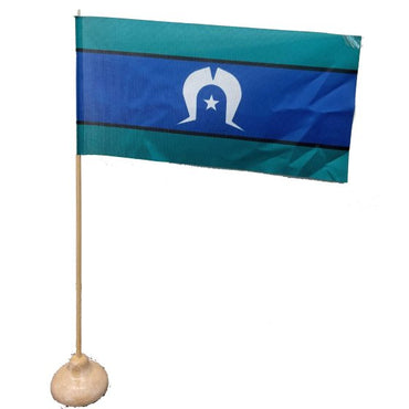 Torres Strait Islander Desk Flag 30cm x 15cm Each