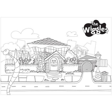 The Wiggles Party Colour Me Placemats 8pk